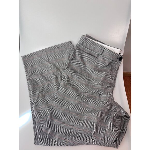 Loft Plus Womens High Waist Glen Plaid‎ Trousers Size 16 - Picture 8 of 10